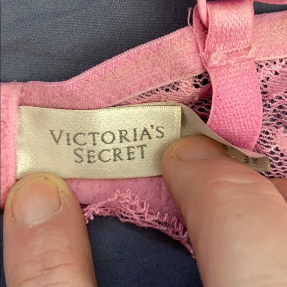 VS PNK/YELO Lightly lined Underwire, Sz, 34DD. - Picture 4 of 6